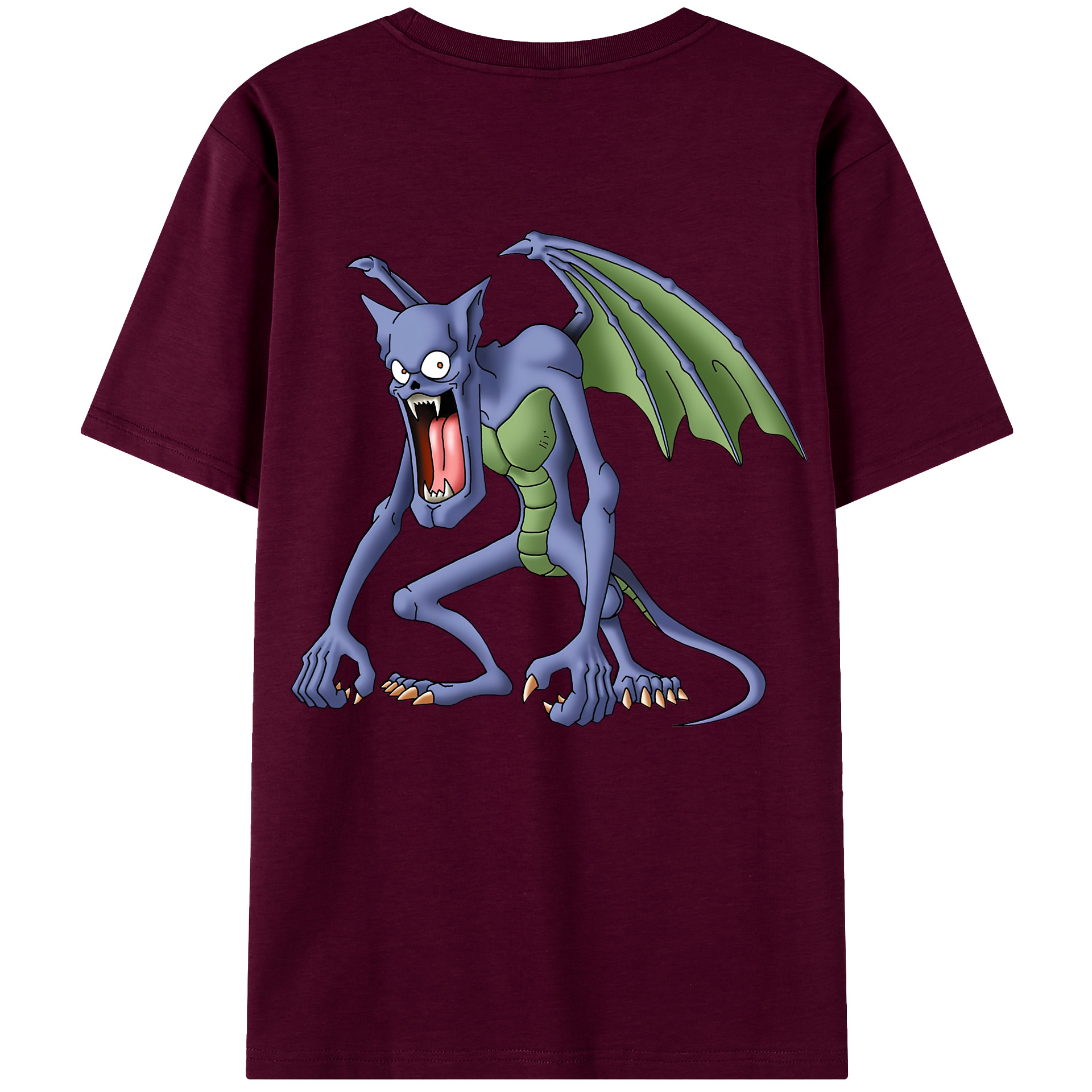 （画像用） ドラゴンクエスト Doragon Kuesuto Dragon Quest レディース半袖Tシャツ(バックプリント)